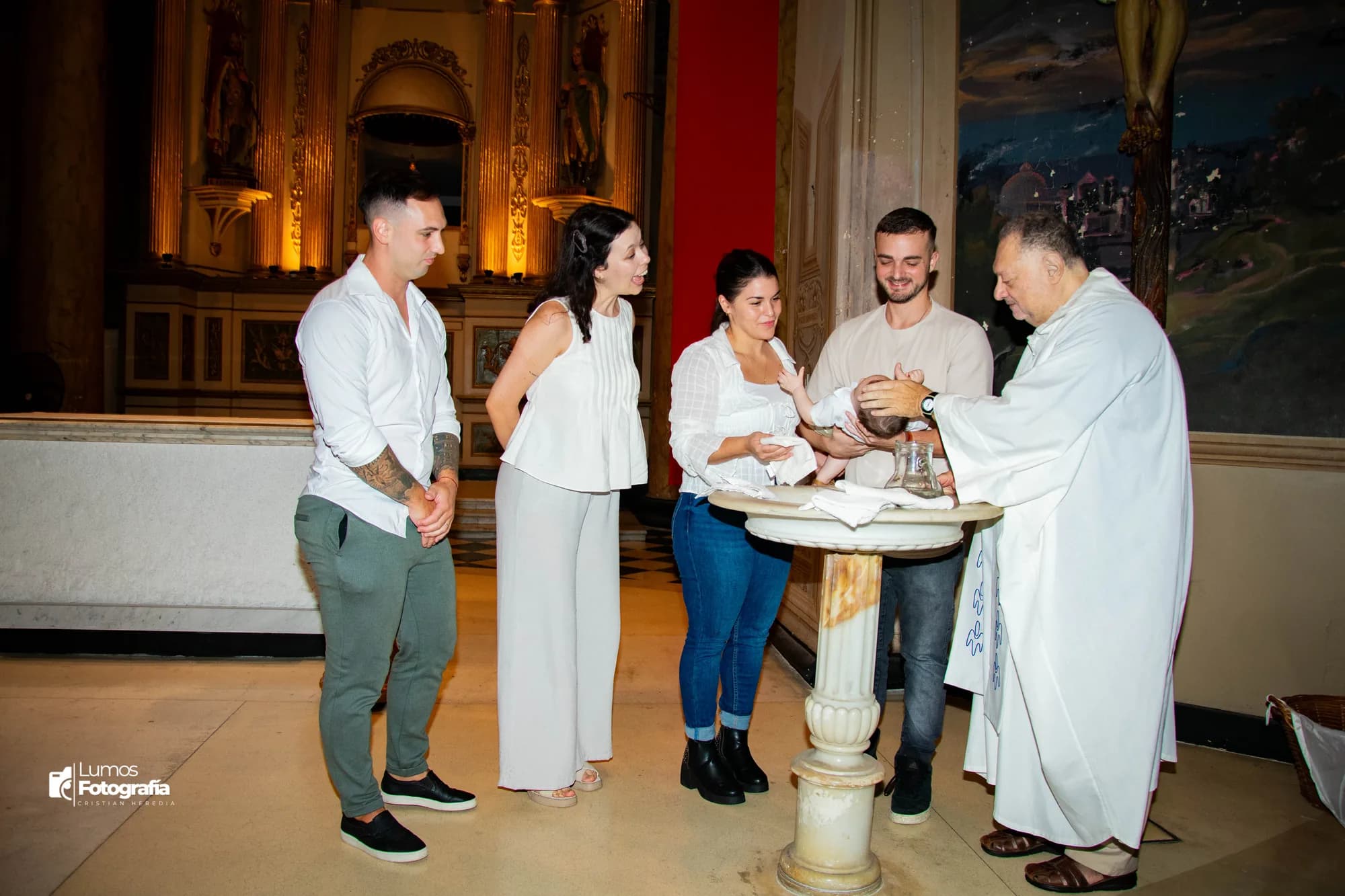 Celebración de bautismo